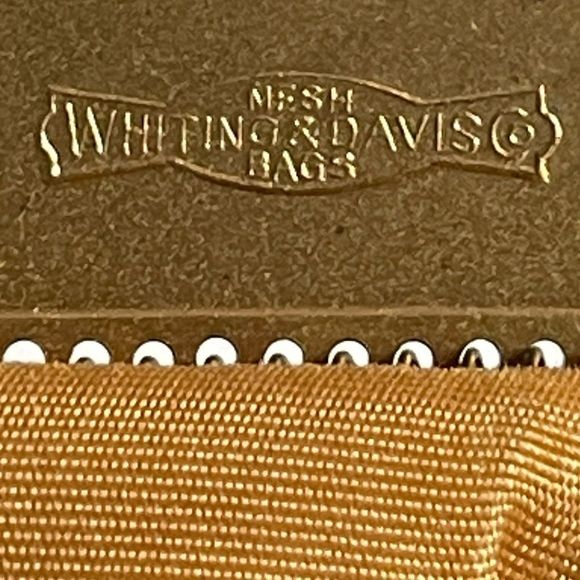 Antique Vintage Whiting & David Antique Gold Mesh Bag with Change Purse - Picture 13 of 16